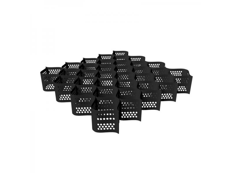 Geogrilă celulară (celulă 25 cm, înălțime 5 cm) 3×5 m
