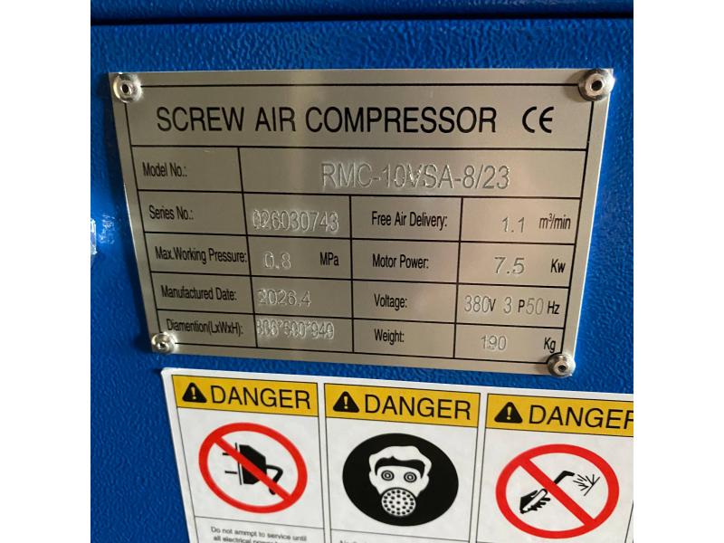 Compresor cu șurub SRM RMC-10VSA-8/23