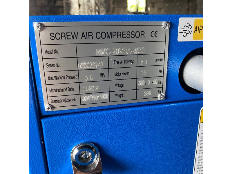 Compresor cu șurub SRM RMC-20VSA-8/23