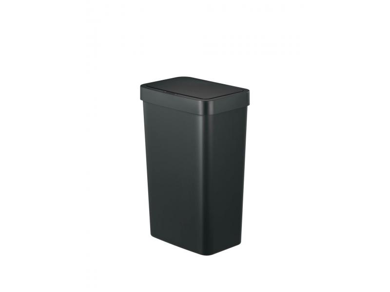 Coș de gunoi EKO 50 L, cu senzor, din plastic, negru