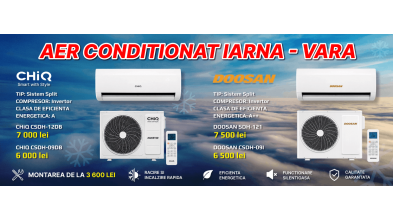 Инверторные кондиционеры CHiQ и DOOSAN от Coleso.md