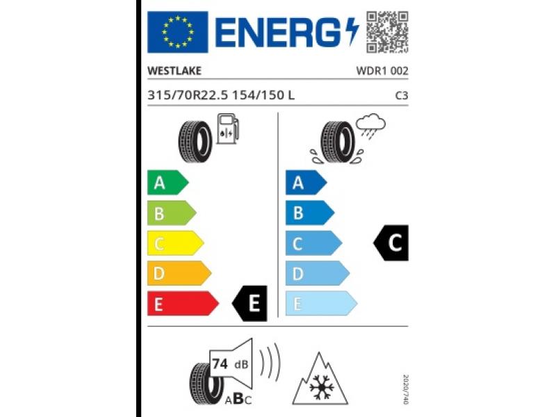 315/70/22.5-20PR(154/150L)[WDR1]WESTLAKE TL EU задняя ось