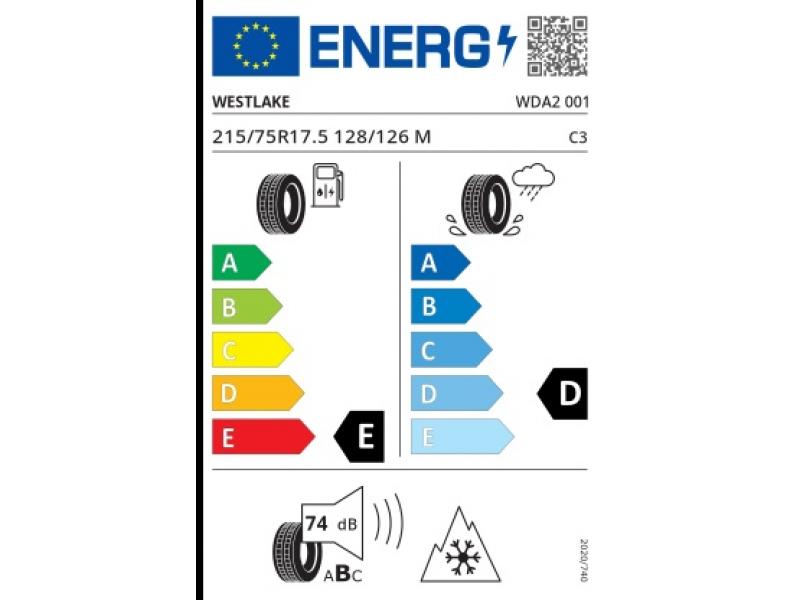 215/75 R17.5-14PR (128/126M) [WDA2] WESTLAKE TL EU – axă motoare (spate)