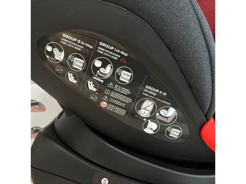 Scaun auto Reebaby IE68, greutate: 0–14 kg, roșu