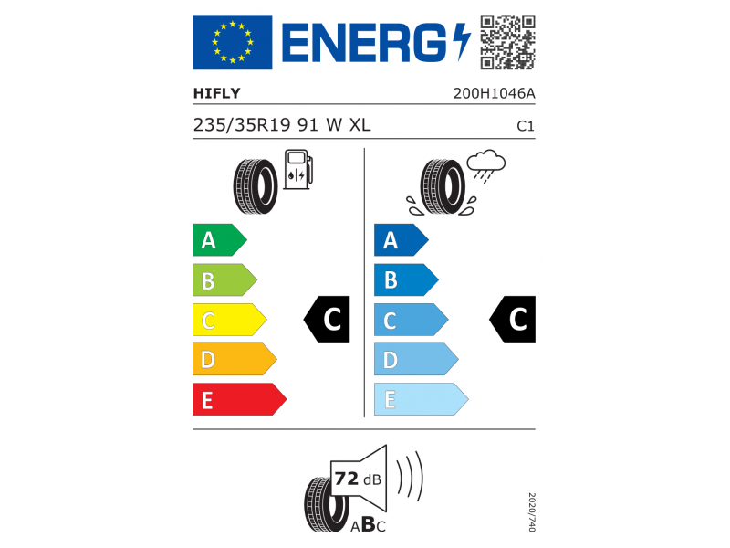 235/35/19 HIFLY Vigorous HP805 91W XL лето