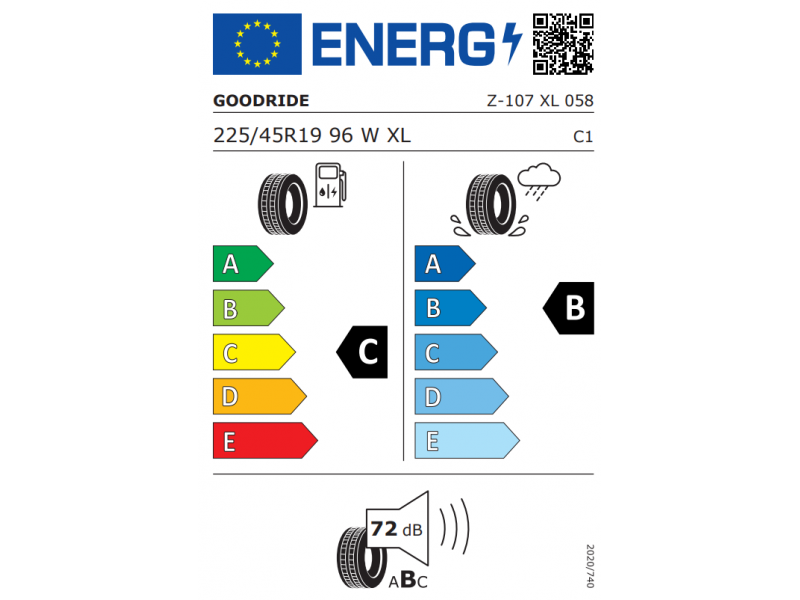 225/45/19 Goodride/Westlake 96W XL Z-107 лето
