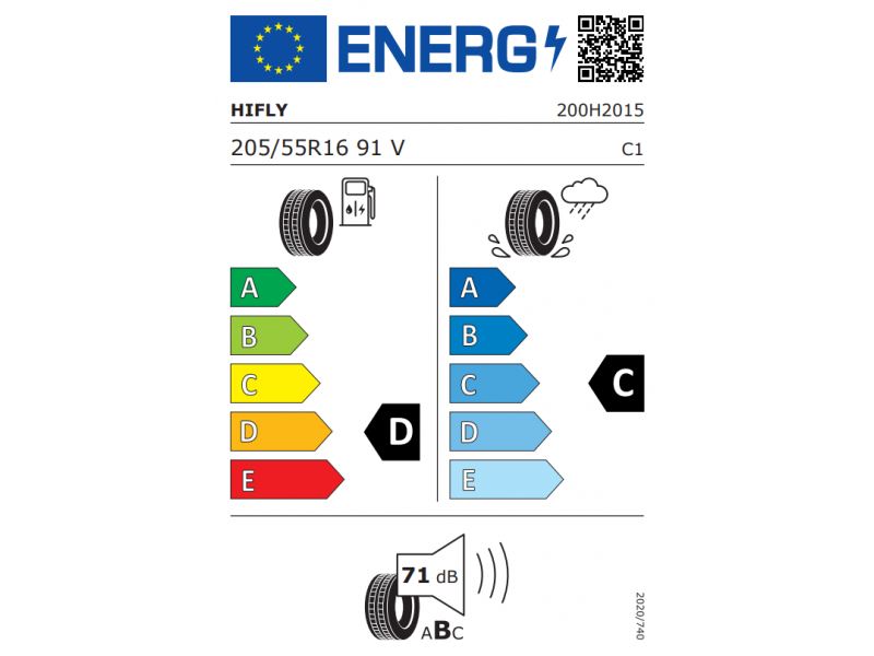 205/55/16 HIFLY HF-261 91V LW vara