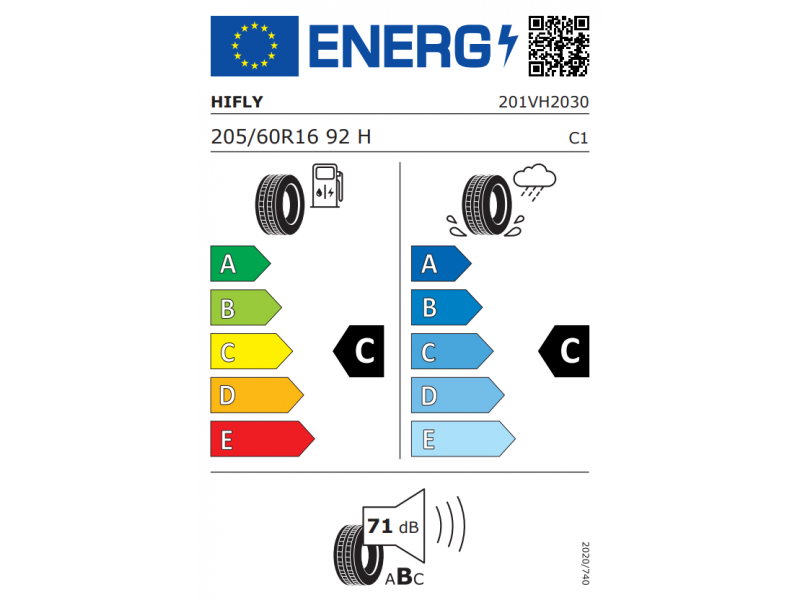 205/60/16 HIFLY HF-261 92H LW лето