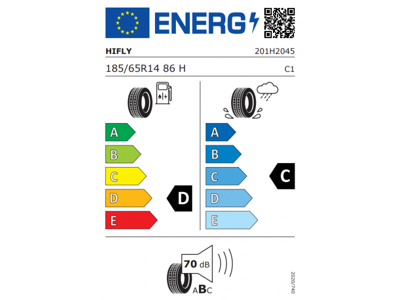 185/65/14 HIFLY HF-261 86H LW vara