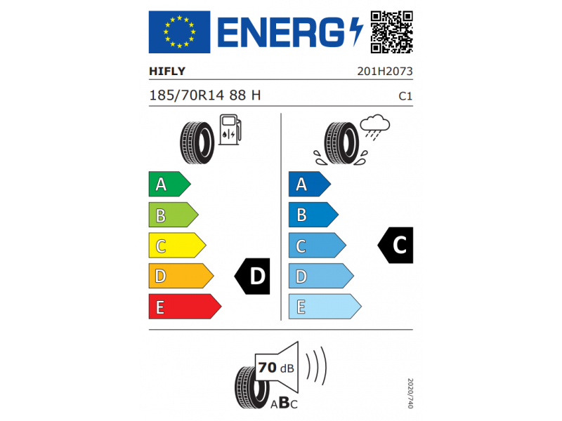 185/70/14 HIFLY HF-261 88H LW vara