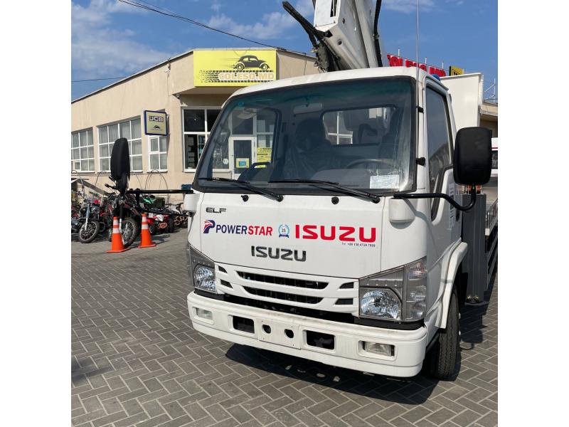 Автовышка 20 метров ISUZU ELF (с платформой)  ПОД ЗАКАЗ 