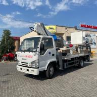 Автовышка 20 метров ISUZU ELF (с платформой)  ПОД ЗАКАЗ 