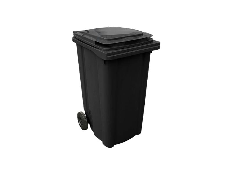 Контейнер для мусора с колесами EU 240 л (black)