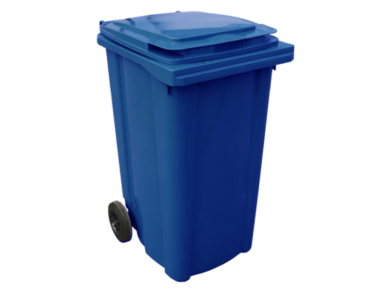 Контейнер для мусора с колесами EU 240 л (blue)