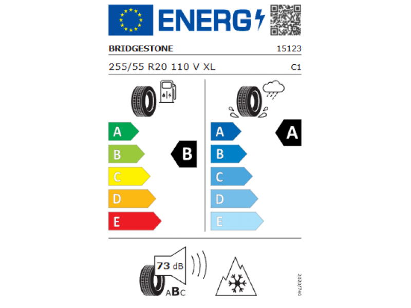255/55/20 Bridgestone LM005 110V XL TL LAML iarna