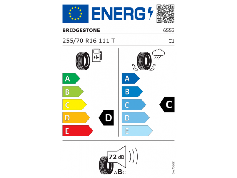 255/70/16 Bridgestone Dueler A/T  111T vs