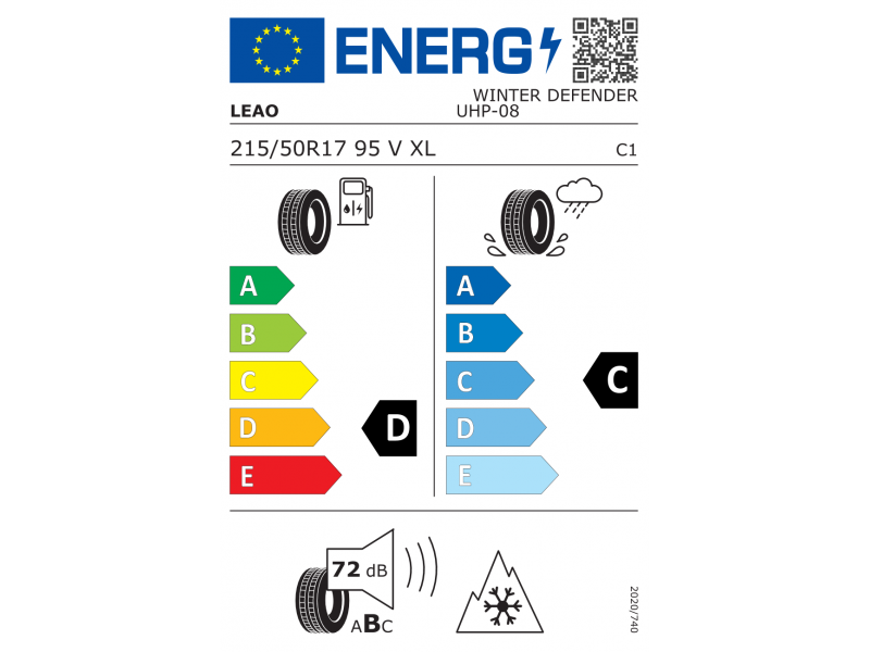 215/50/17 Leao Winter Defender UHP 95V (Serbia) зима