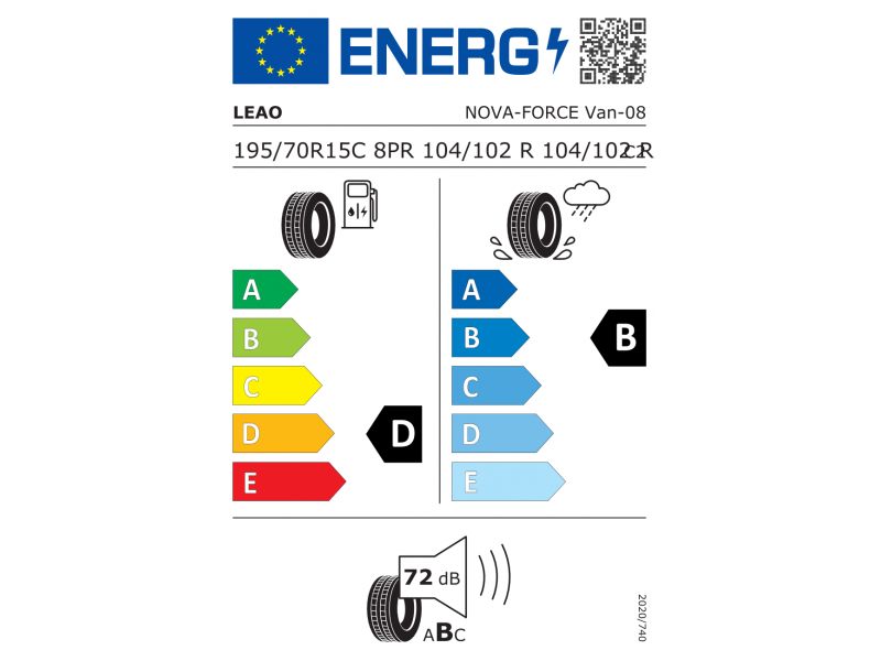 195/70/15C Leao Winter Defender VAN 104/102R (Serbia) зима
