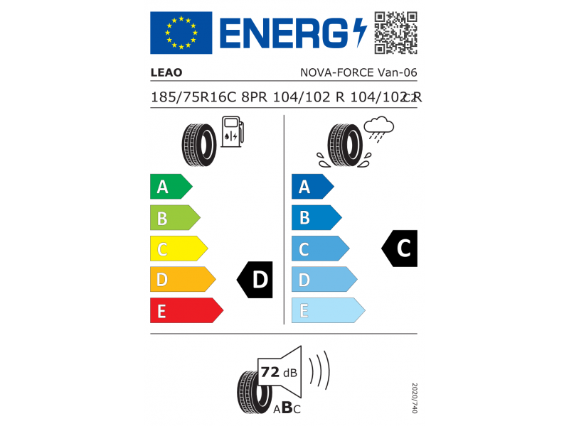 185/75/16C Leao Winter Defender VAN 104/102R (Serbia) зима
