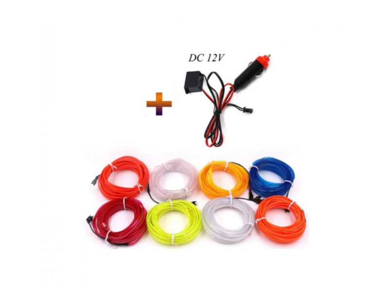 Bandă LED pentru iluminarea interiorului auto 5 m