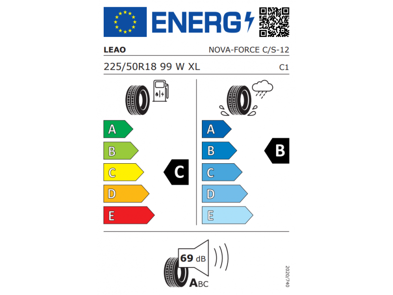 225/50/18 Leao Nova-Force C\S 99W XL vara (Serbia)