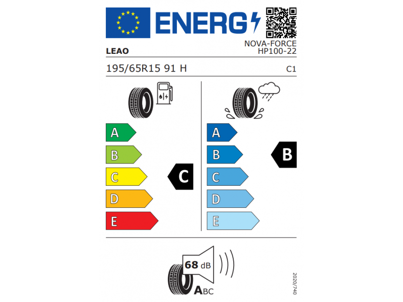 195/65/15 Leao Nova-Force HP100 91H TL vara (Serbia)