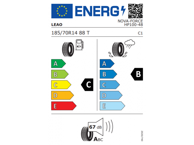 185/70/14 Leao Nova-Force HP100 88 T TL vara(Serbia)