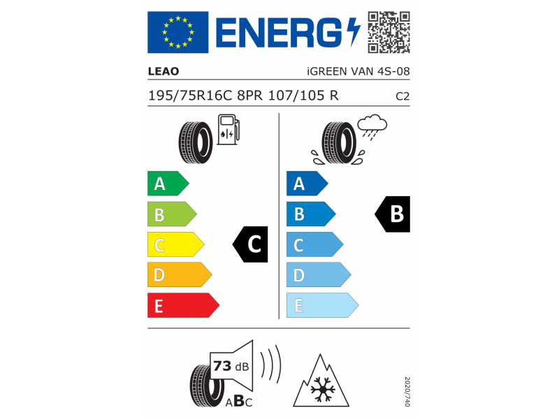 195/75/16 C Leao iGreen VAN 4S 107/105R TL вс