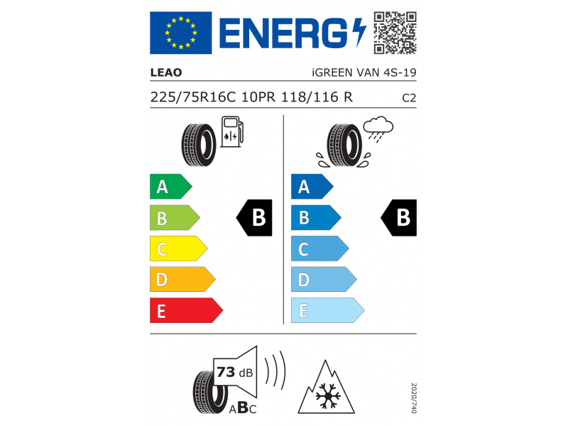 225/75/16 C Leao iGreen VAN 4S 118/116R TL вс