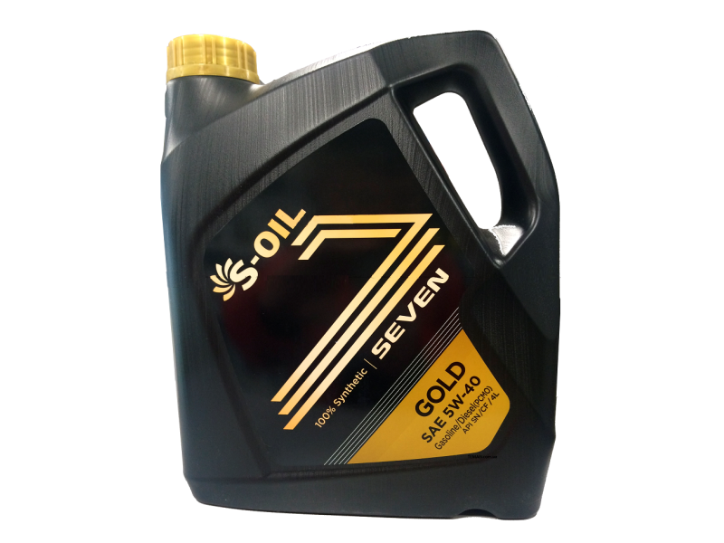 Масло S-Oil 7 Gold 5W40 (4 л)