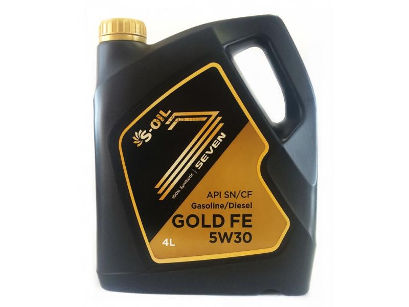 Масло S-Oil 7 Gold 5W30 (4 л)