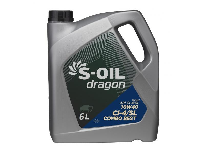 Масло S-Oil Dragon Combo 10W40 (6 л)