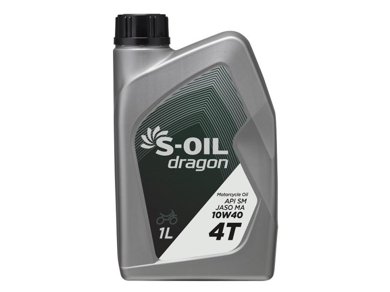 Масло S-Oil Dragon 4T SM/MA 10W40 (1 л)