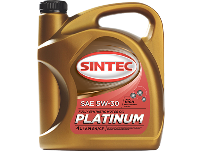 Mасла SINTEC Platinum SAE 5W-30 API SN/CF 4 л