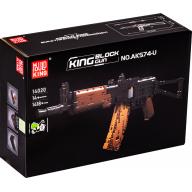 Constructorul Mould King 14020E Automat AK-47 cu motor