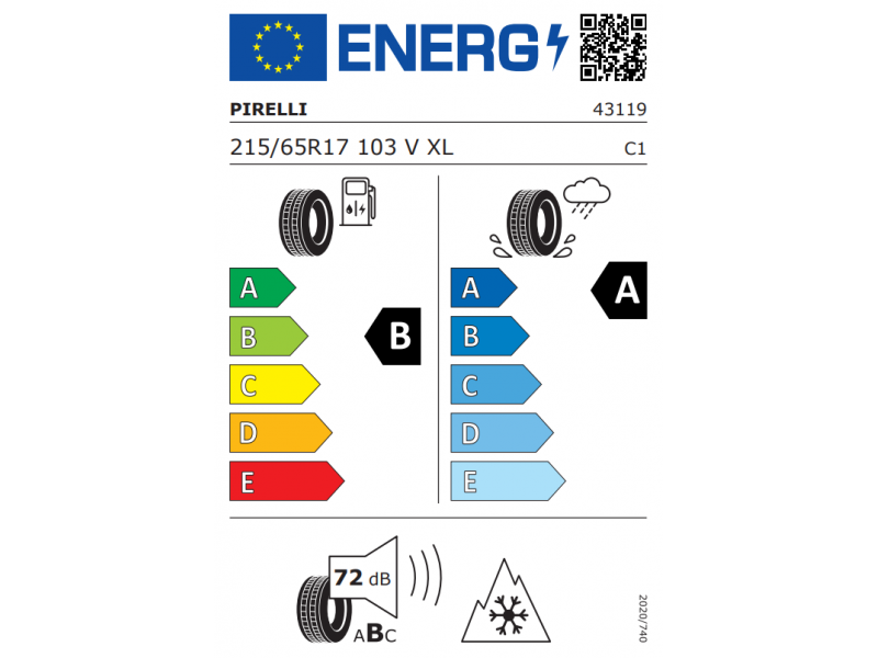 215/65/17 Pirelli Cintrurato All Season SF3 103V XL вс