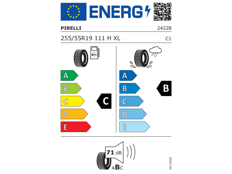 255/55/19 Pirelli Scorpion Verde as 111H XL r-f (AOE) вс