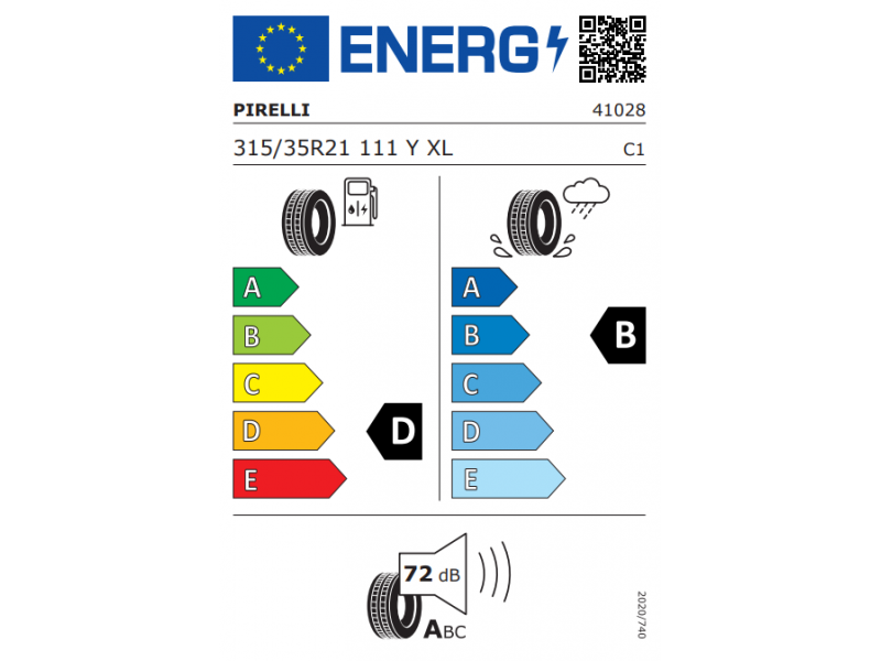 315/35/21 Pirelli  P ZERO 111Y XL (*)(KS)ncs vara
