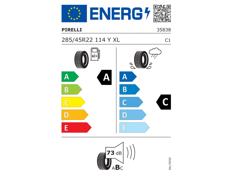 285/45/22 Pirelli  Scorpion Zero as (LR)ncs 114Y XL vara