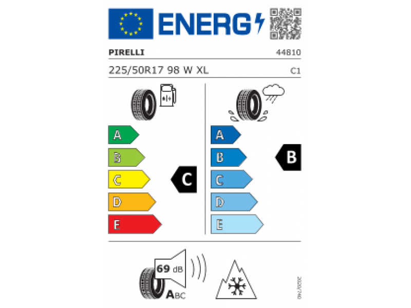 225/50/17 Pirelli Powergy AS 98W XL вс