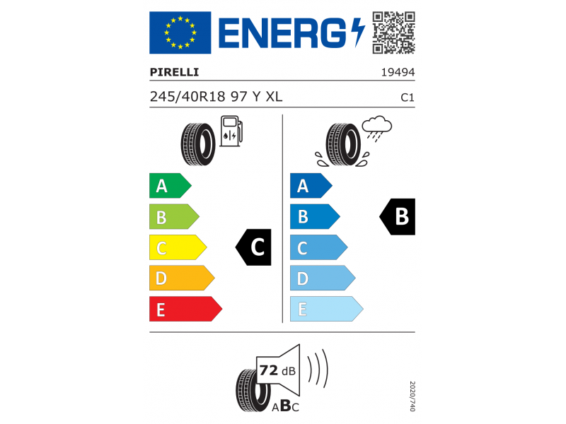 245/40/18 Pirelli  P ZERO(MO) 97Y XL лето