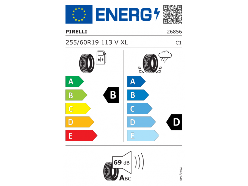 255/60/19 Pirelli Scorpion Verde as 113V XL (LR) лето
