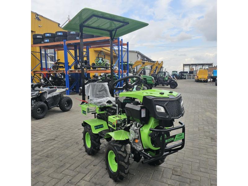 Минитрактор BIZON 154 + плуг