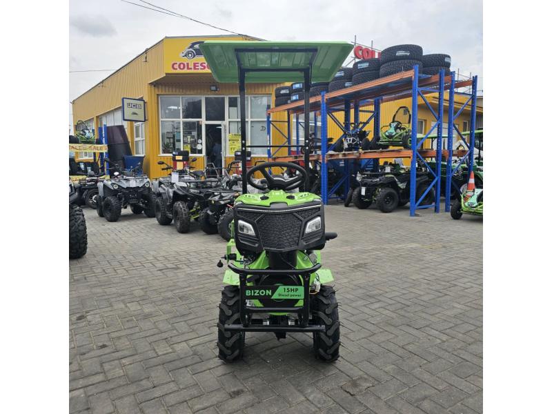 Минитрактор BIZON 154 + плуг