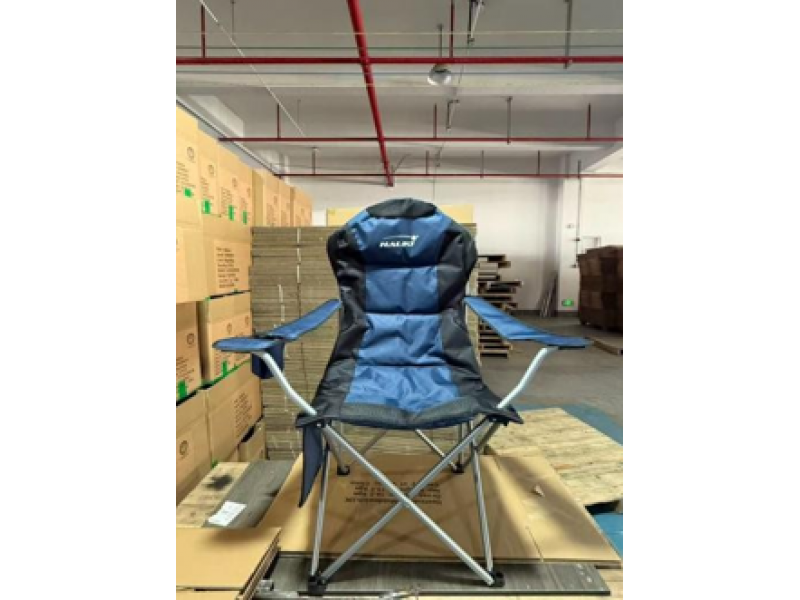 Scaun turistic întărit, cu spătar înalt, pernă moale și buzunar lateral – 7054 Hauki-042