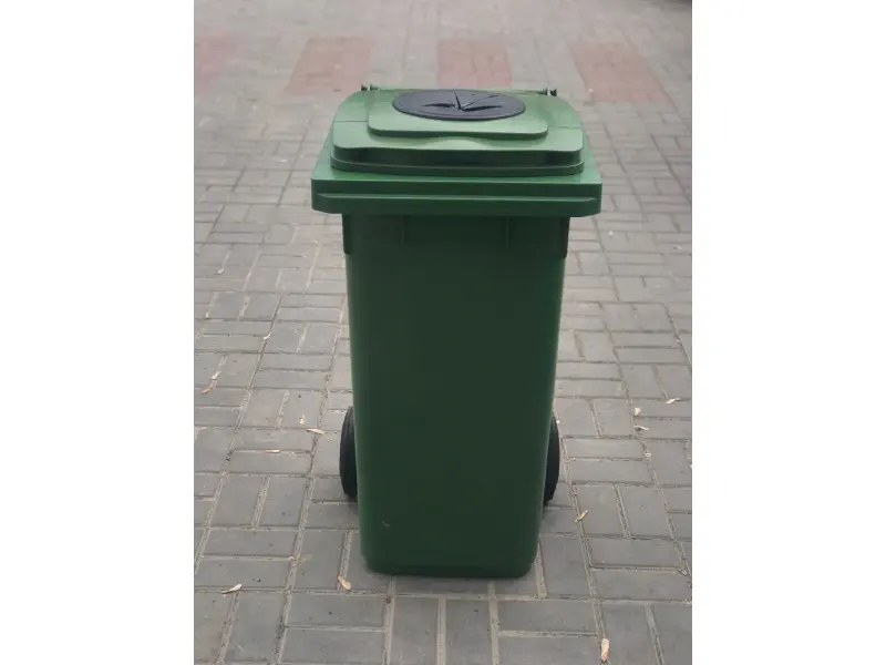 Мусорный бак 120л EU для раздельного сбора мусора (зеленый)