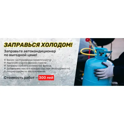 Vară confortabilă începe aici! Încărcare freon auto la Coleso.md!