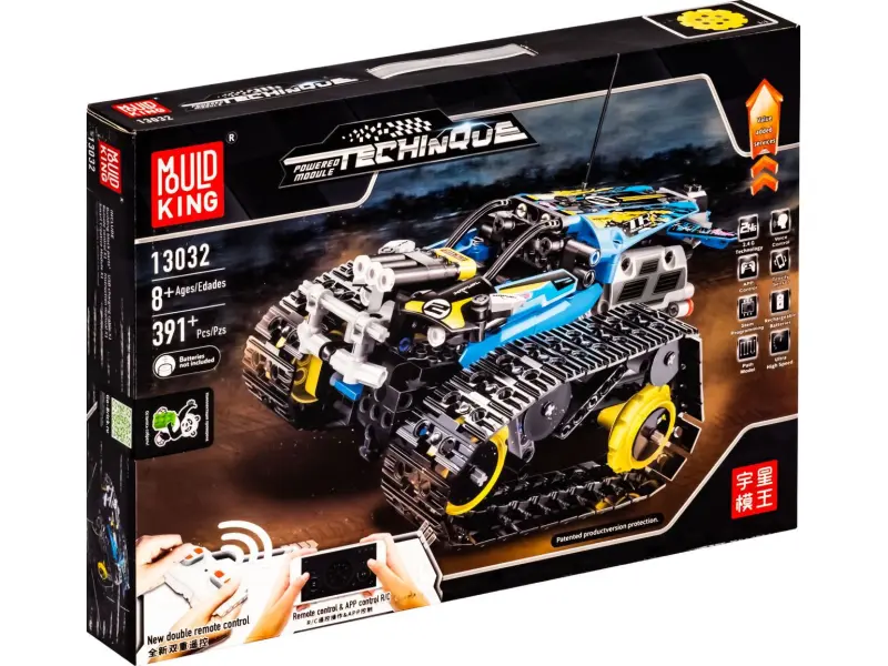 Constructor Mould King 13032 Buggy de viteză albastru cu telecomandă