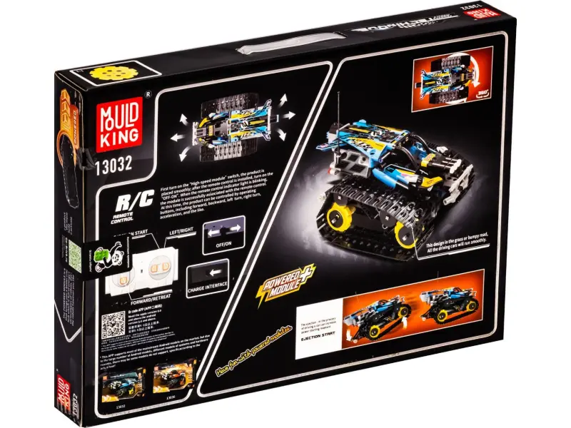 Constructor Mould King 13032 Buggy de viteză albastru cu telecomandă