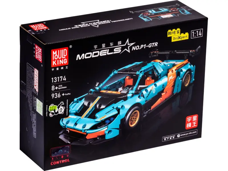 Constructor Mould King 13174 McLaren P1 GTR cu telecomandă